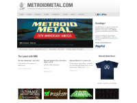 metroidmetal.com Webseite Vorschau