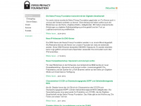 privacyfoundation.ch Webseite Vorschau