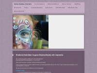 joyrento-kinderschminken.de Webseite Vorschau
