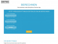 biorhythmus-online.ch Webseite Vorschau