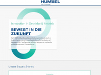 humbel-gears.com Webseite Vorschau