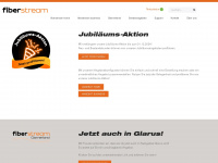 fiberstream.ch Webseite Vorschau