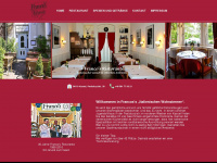 francos-ristorante.de Webseite Vorschau