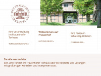 gut-frauenhof.de Webseite Vorschau