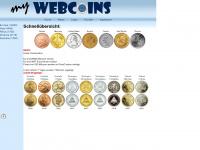 my-webcoins.de Webseite Vorschau