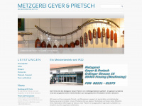 metzgerei-geyer-pretsch.de Webseite Vorschau