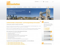 insolution-ltd.de Webseite Vorschau