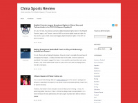 chinasportsreview.com Webseite Vorschau