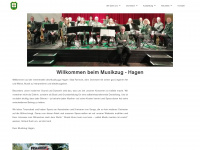 musikzug-hagen.de Webseite Vorschau