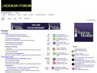 hookahforum.com Webseite Vorschau