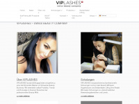 viplashes.ch Webseite Vorschau