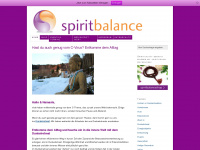 spiritbalanceblog.de Webseite Vorschau