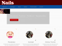 us-nails.org Webseite Vorschau