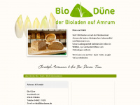 bio-duene.de Webseite Vorschau