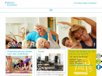 pilates-lesson.de Webseite Vorschau