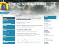 geistlicher-missbrauch.ch Webseite Vorschau