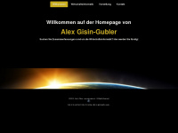 alex-gisin.ch Webseite Vorschau