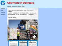 ostermarsch-oberberg.de Webseite Vorschau