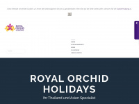royalorchid.ch Webseite Vorschau