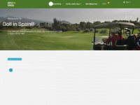 golfinspain.com Webseite Vorschau