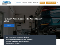 homann-automobile.de Webseite Vorschau
