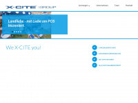 x-cite-group.de Webseite Vorschau