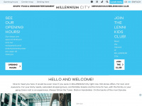 millennium-city.at Webseite Vorschau