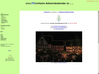 forchheim-adventskalender.de Webseite Vorschau