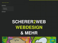 scherer2web.de Webseite Vorschau