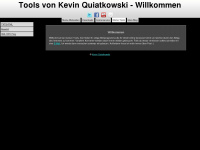 tools.kevinquiatkowski.de Webseite Vorschau