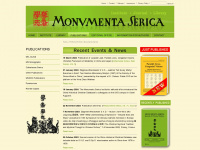 monumenta-serica.de Webseite Vorschau