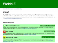 webbie.org.uk Webseite Vorschau