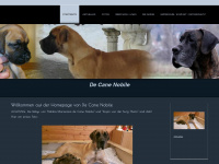 de-cane-nobile.de Webseite Vorschau