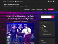 pam-music.de Webseite Vorschau