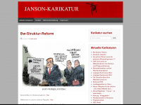 janson-karikatur.de Webseite Vorschau