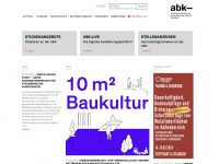 mediaconservation.abk-stuttgart.de Webseite Vorschau