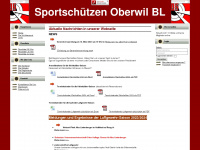 sportschuetzen-oberwil.ch Webseite Vorschau