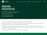 anonyme-insolvenzler.de Webseite Vorschau