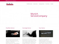 munich-service-company.com Webseite Vorschau