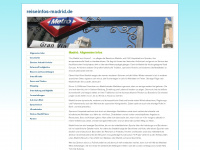 reiseinfos-madrid.de Webseite Vorschau