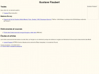 flaubert.eu Webseite Vorschau