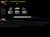 reptile-database.org Webseite Vorschau