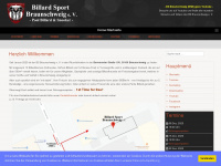 billard-sport-braunschweig.de Webseite Vorschau