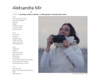 aleksandramir.info Webseite Vorschau