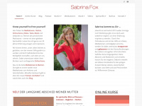 sabrinafox.com Webseite Vorschau