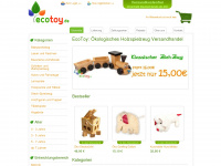 ecotoy.de Webseite Vorschau