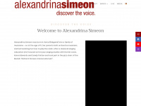 alexandrina-simeon.de Webseite Vorschau