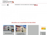 leopoldsdorf.net Webseite Vorschau