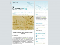 kabbalahblog.info Webseite Vorschau