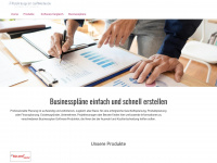 businessplan-software.de Webseite Vorschau
